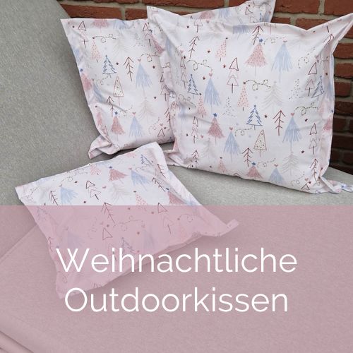 Weihnachtliche Outdoorkissen